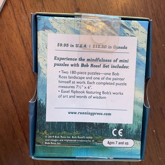 Bob Ross Happy Little Puzzles Mini Pizzle New Never Opened - Picture 5 of 5